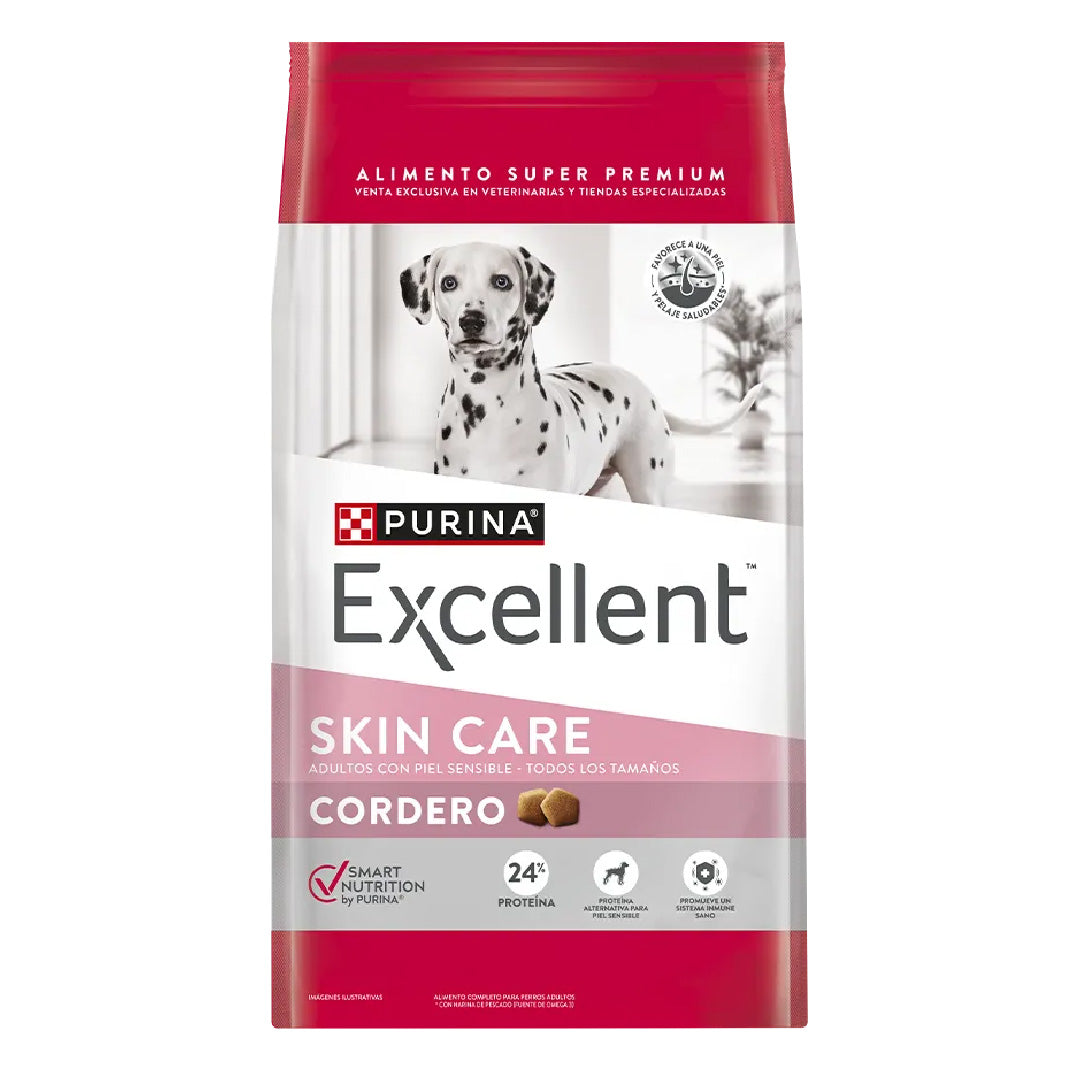 Alimento Excellent Perro Adulto Piel Sensible Cordero